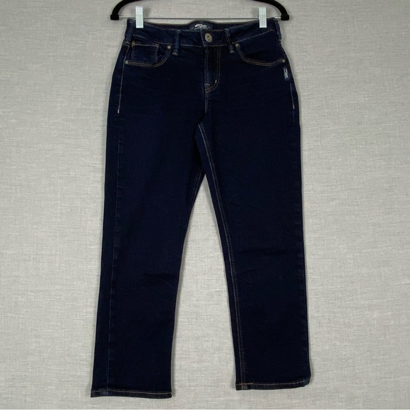 Silver Avery Capri Pants Denim Capris - Picture 1 of 10